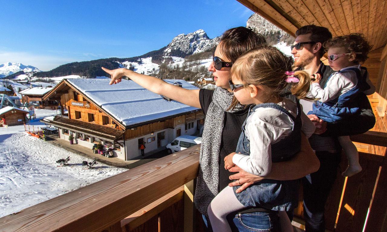 Hotel Les Flocons Le Grand-Bornand Zewnętrze zdjęcie